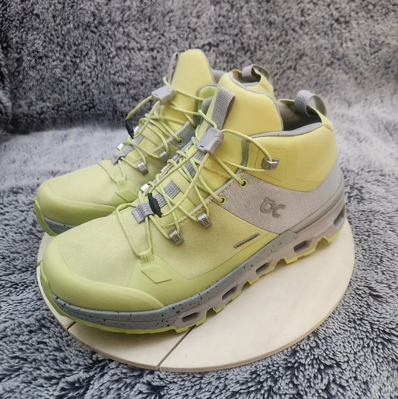 On Cloud "Cloudtrax" Women's Waterproof Hiking Boots Size 6.5 Glacier/Zest NWOB - Picture 4 of 8
